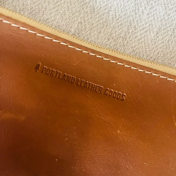 Portland leather mini crossbody purse - Picture 2 of 9